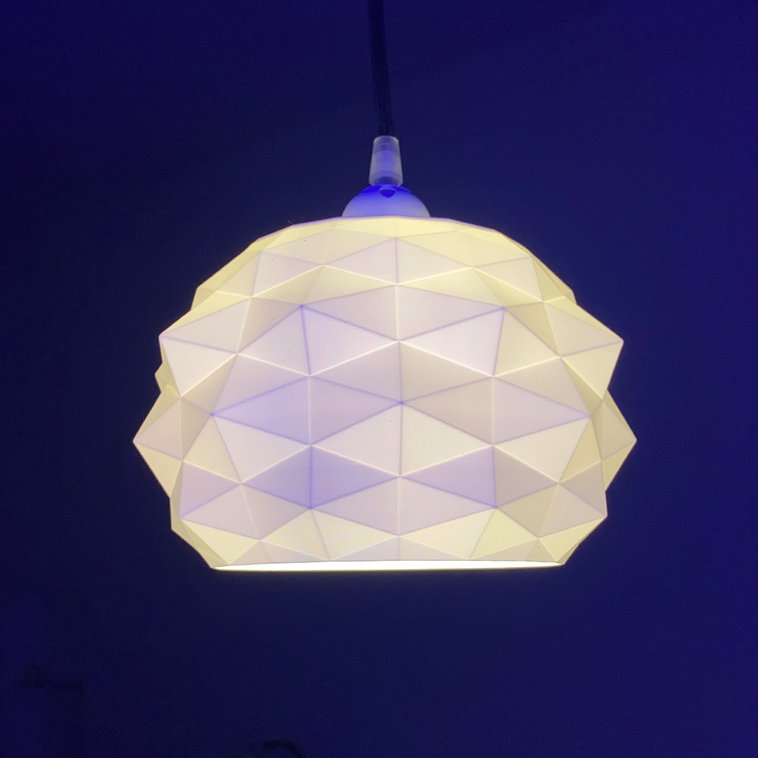 Poly Pendant Lamp - 3D Printable Model