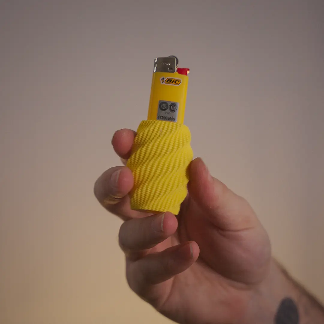 Hexa Bic Lighter Case - 3D Printable Model