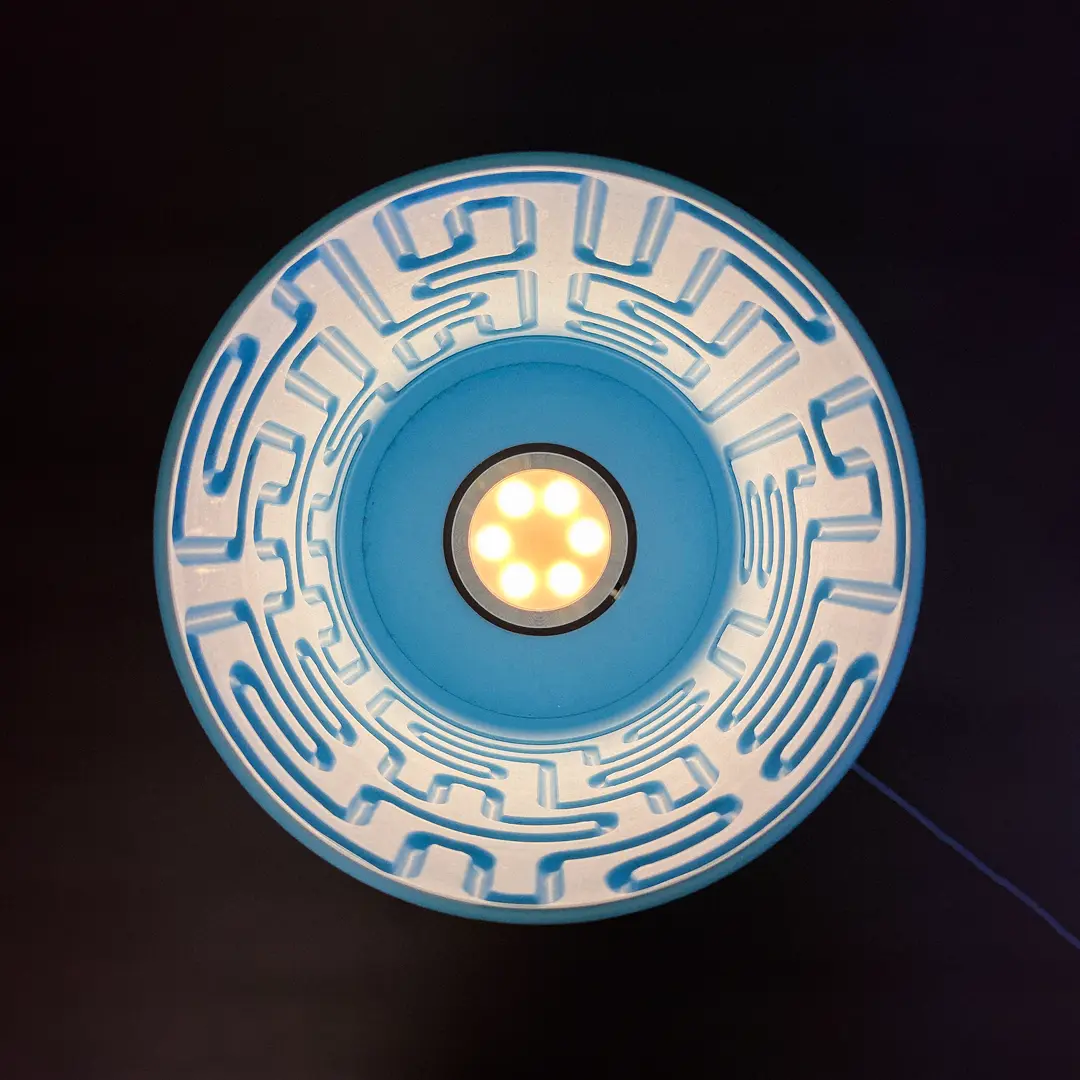 Maze Table Lamp - 3D Printable Model