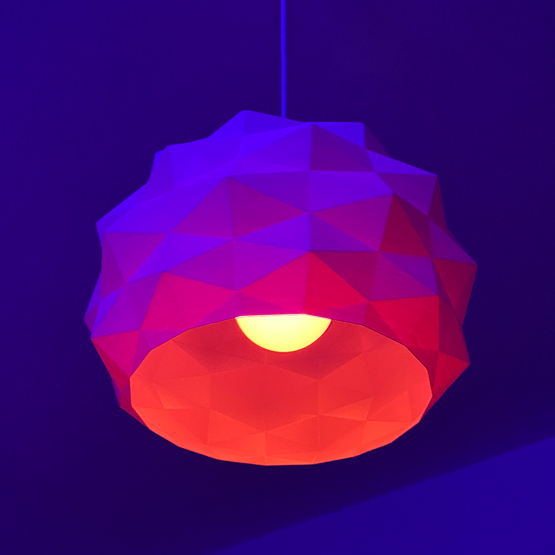 Poly Pendant Lamp - 3D Printable Model