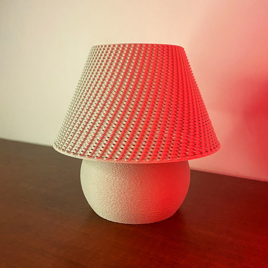 Tokyo Desk Lamp - Fuzzy Skin Version