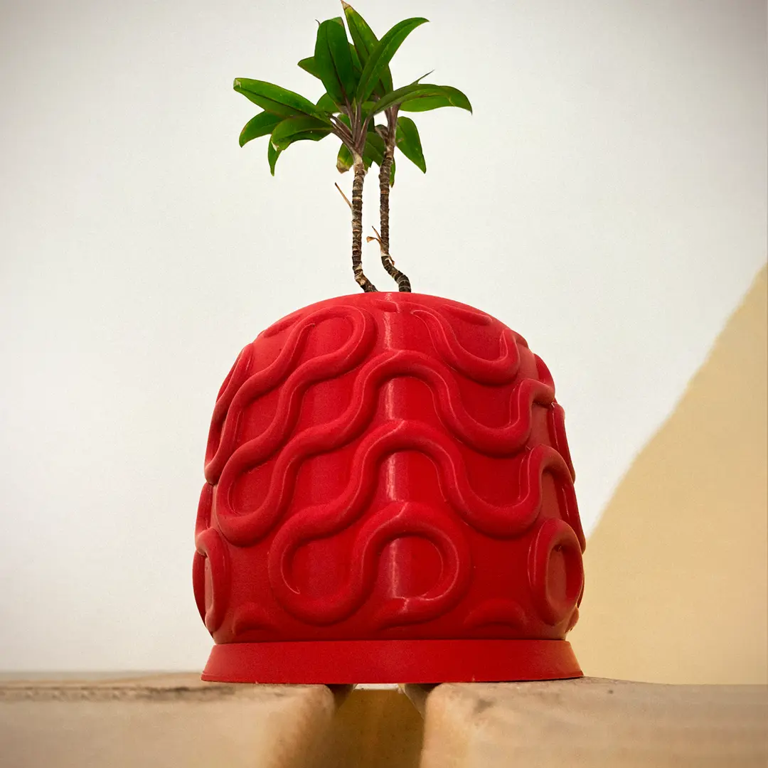Planter & Plate Set - Four 3D Printable Models