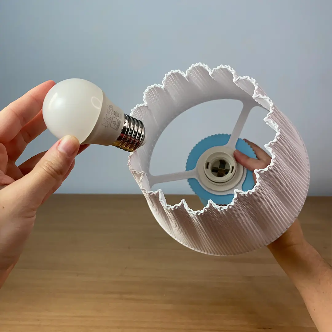 Carmen Table Lamp - Solid Version - 3D Printable Model