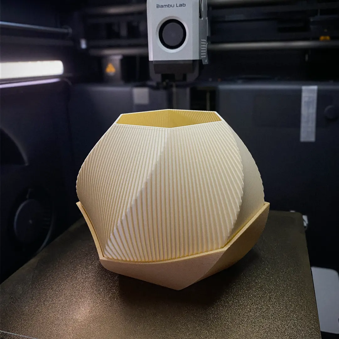 Planter & Plate Set - Four 3D Printable Models