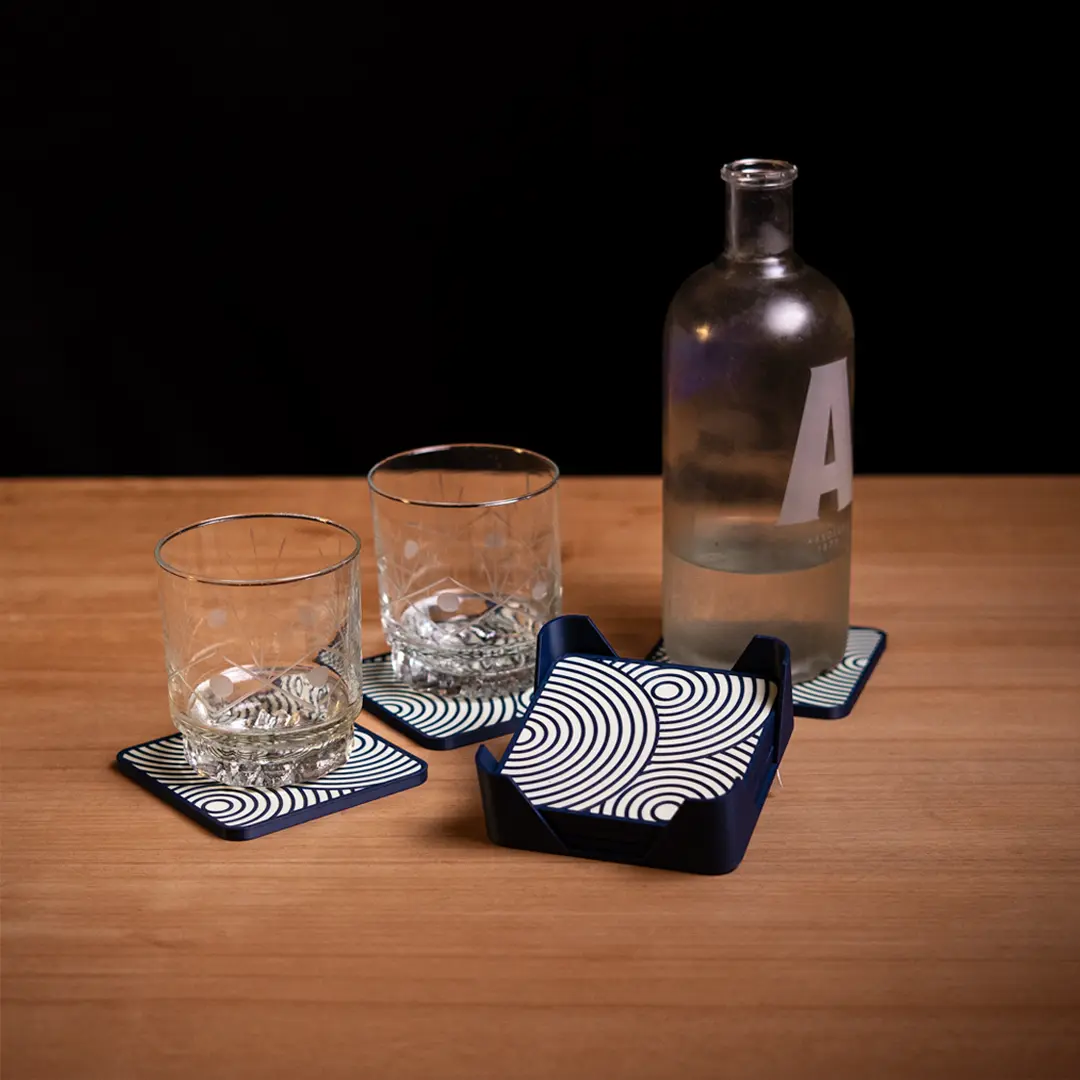 Concentric Square Coasters