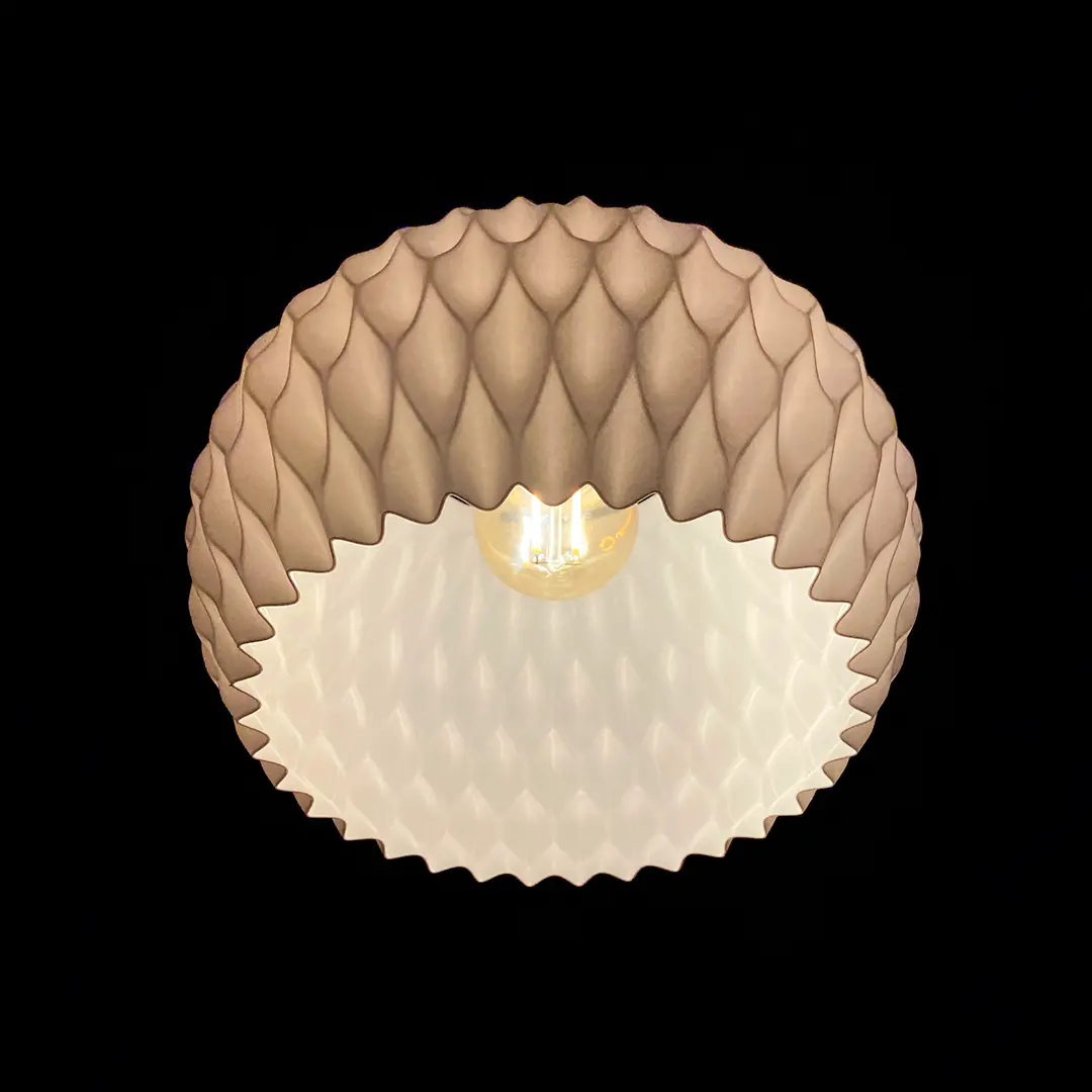 Wavy Pendant Lamp - 3D Printable Model