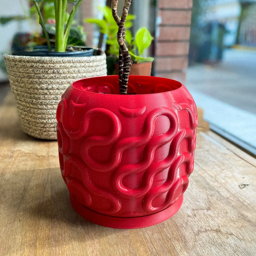 Planter & Plate Set - Four 3D Printable Models