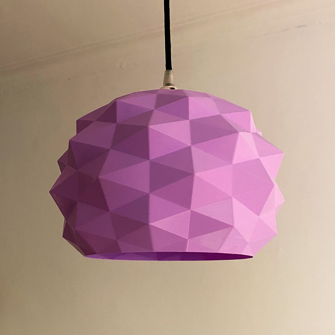 Poly Pendant Lamp - 3D Printable Model