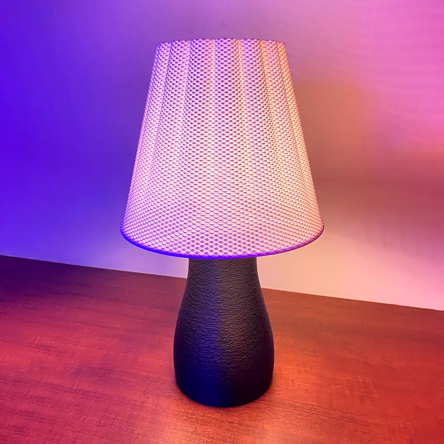 Carmen Table Lamp - Fuzzy Skin - 3D Printable Model
