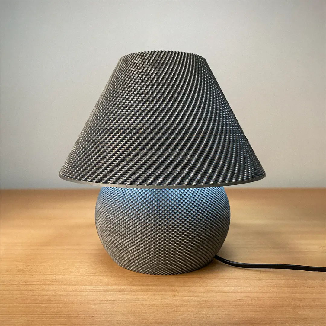 Tokyo Table Lamp - Solid Version - 3D Printable Model