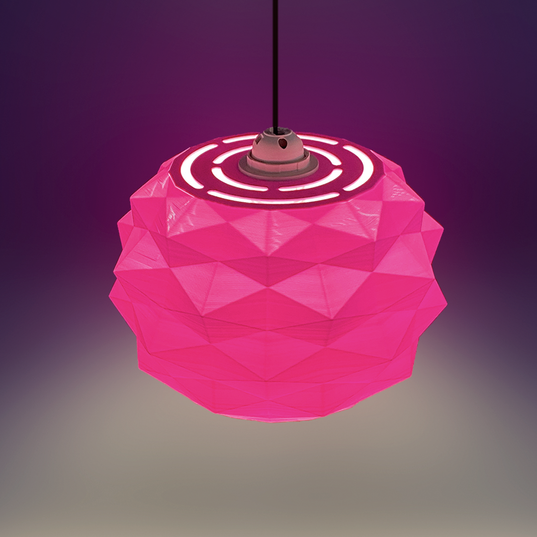 Poly Pendant Lamp - 3D Printable Model
