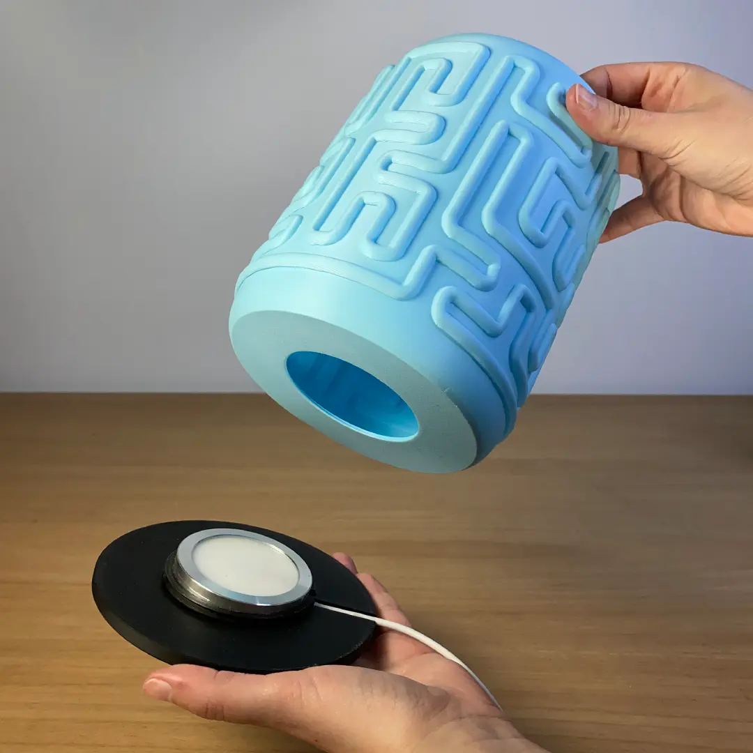 Maze Table Lamp - 3D Printable Model